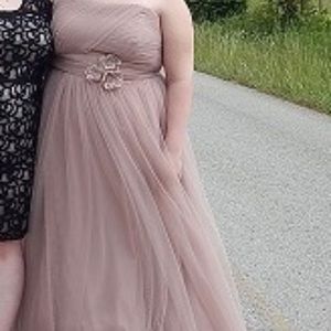 Dusty Rose Long Dress